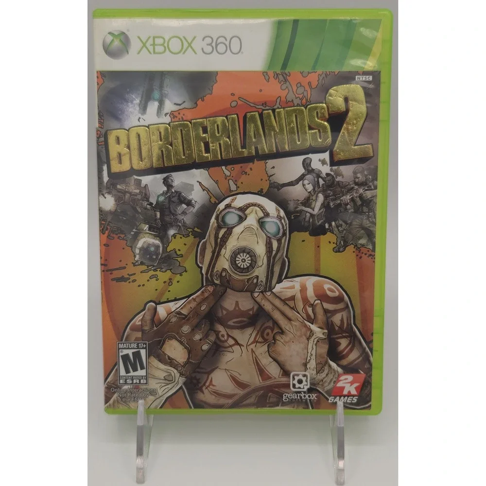 Borderlands 2 - Xbox 360 - CIB w/ Manual - Damaged Case - Tested